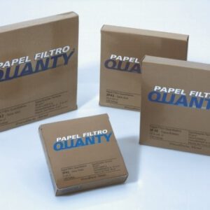 PAPEL FILTRO QUANTITATIVO Ø 7 CM FAIXA AZUL