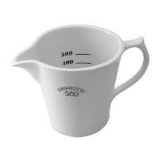 CANECA GRADUADA 1000 ML EM PORCELANA