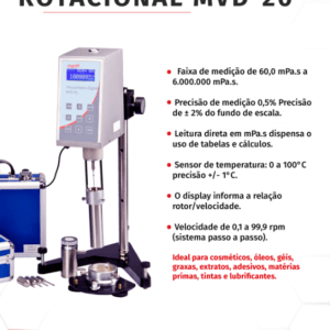 VISCOSÍMETRO ROTACIONAL MVD-20